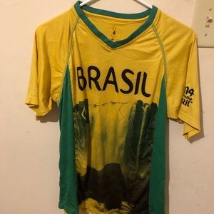 Rare vintage Brazil soccer jersey